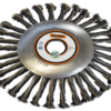 Unkrautbürste OZAKI aus Metall 200 mm, mit Adapter
