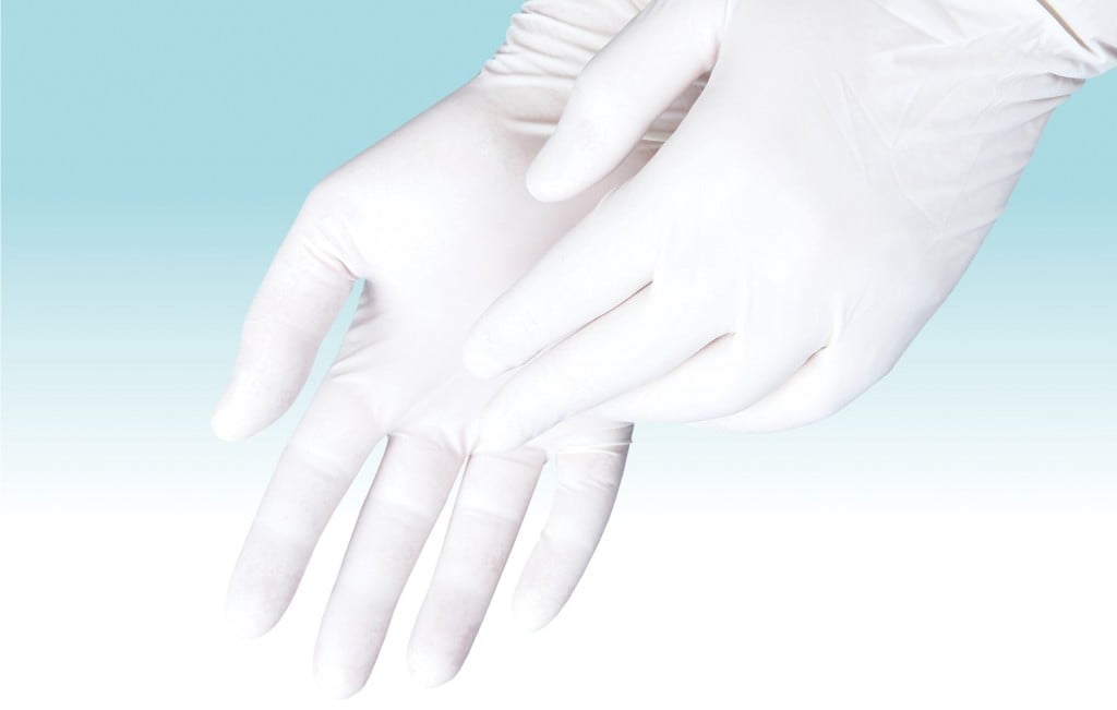 Ambulex P Latex Einmal-Handschuhe M