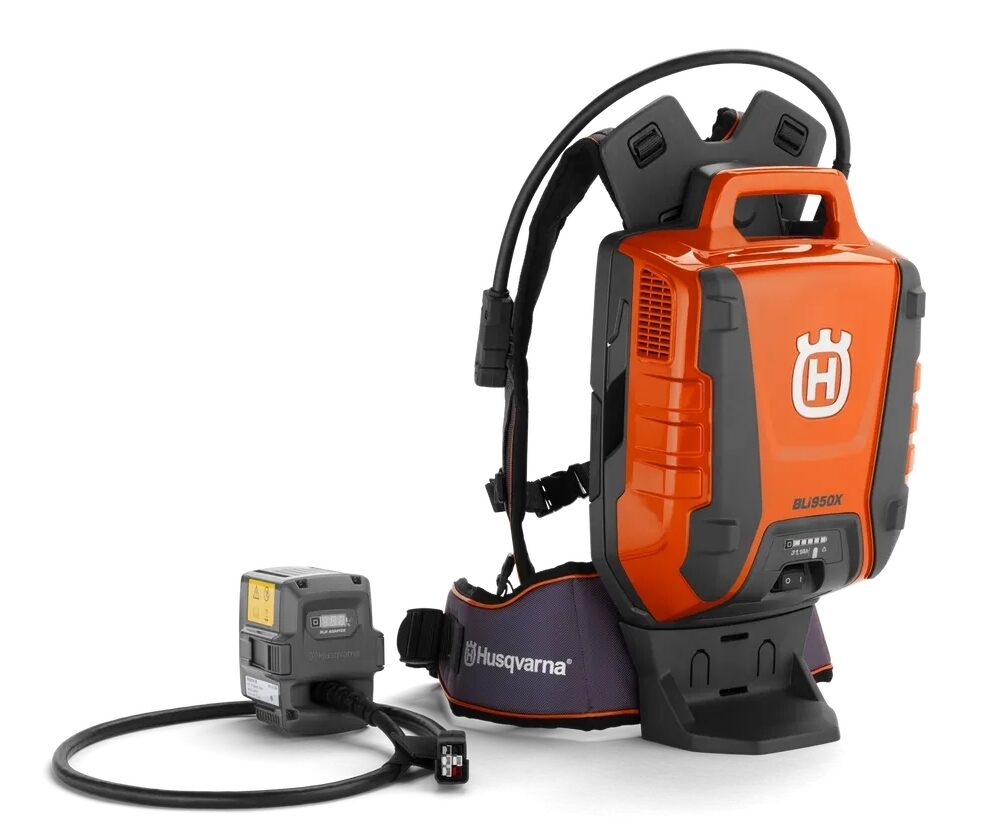 Husqvarna Akku BLi950X Akku-Rucksack inkl. Geräte Adapter