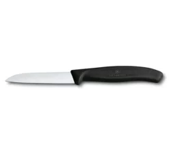 Victorinox Swiss Classic Gemüsemesser, 8cm, gerade, schwarz