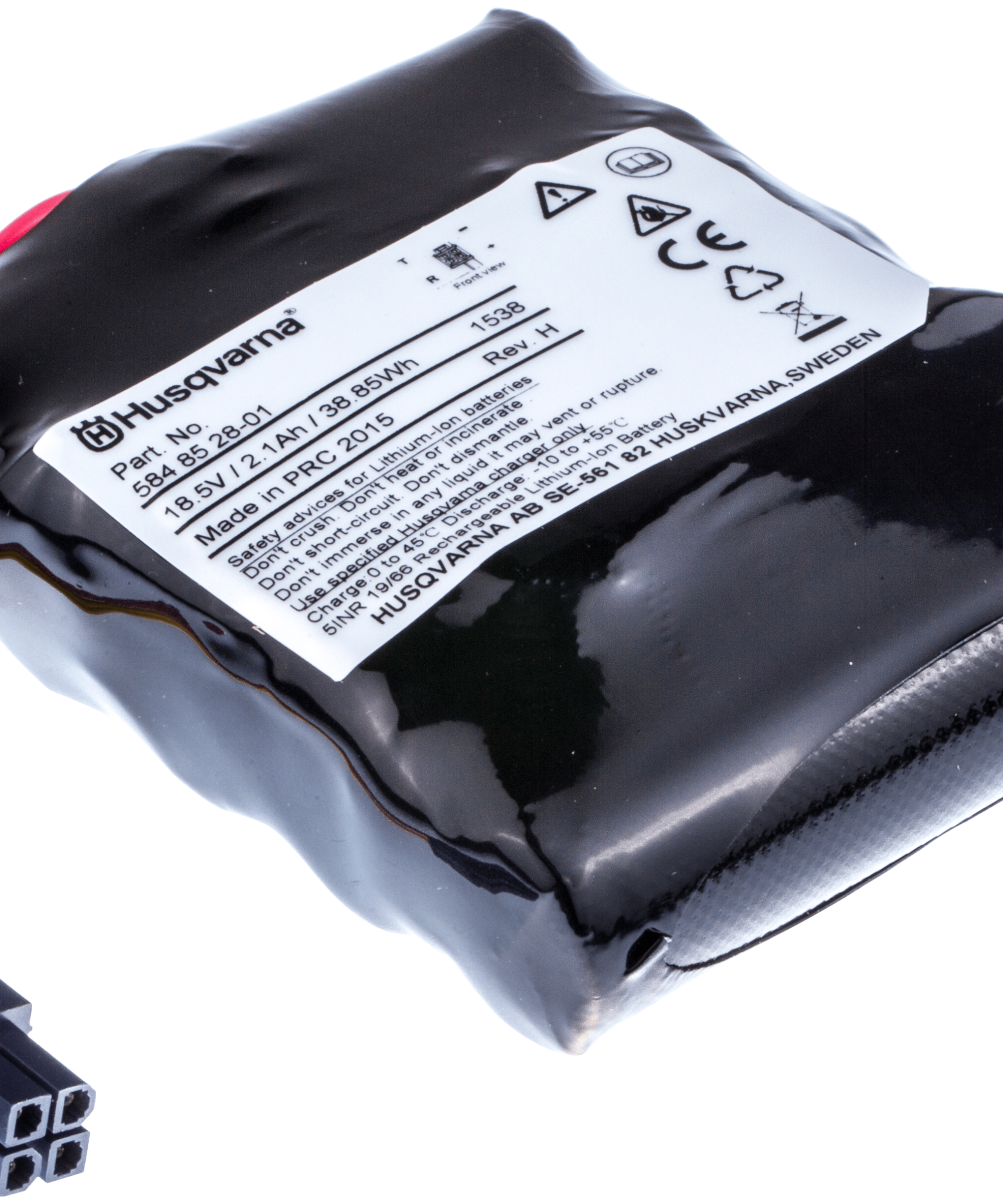 Husqvarna Ersatzakku 589586201 Akku (2000 mAh 18.5 V, Schwarz, Original)
