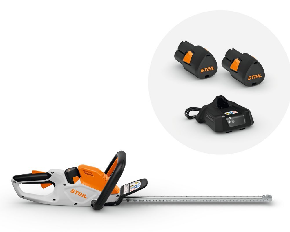 STIHL Akku Heckenschere HSA 40 mit Akku und Ladegerät