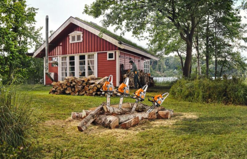 STIHL BENZIN KETTENSÄGE MS 212 mit Picco Duro 3 Sägekette