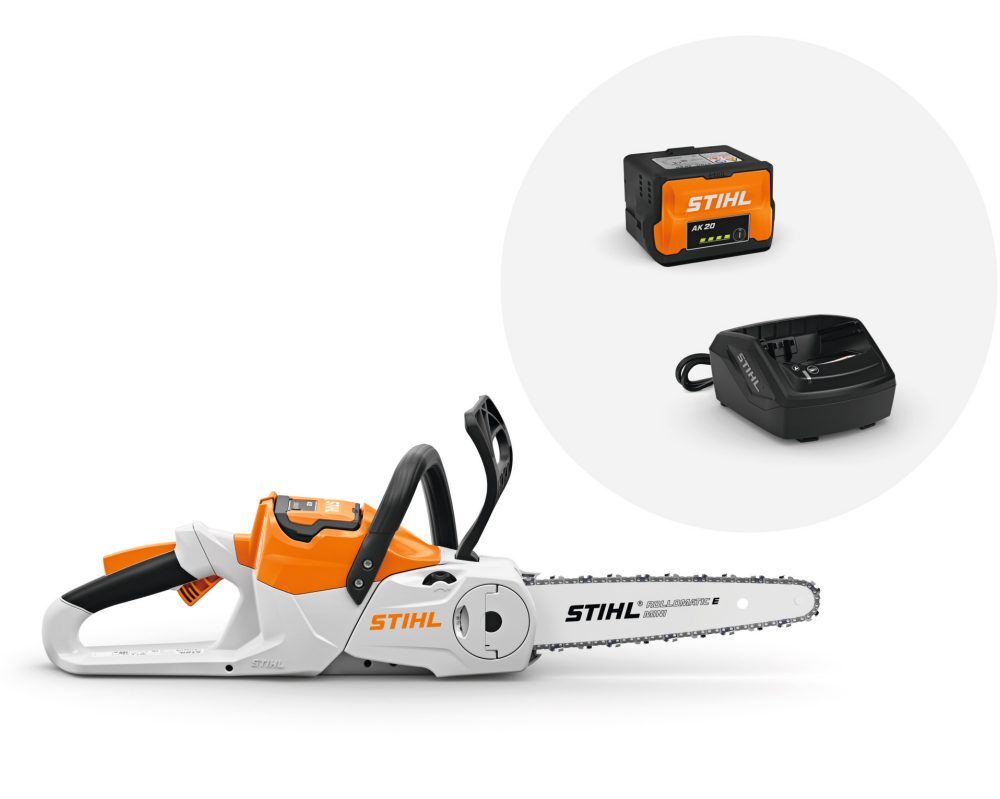 STIHL AKKU-KETTENSÄGE MSA 60 C mit Akku AK 20 und Ladegerät AL 101