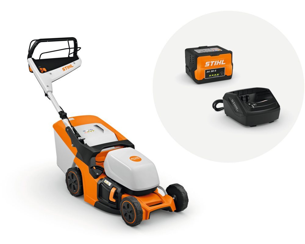 Stihl AKKU-RASENMÄHER RMA 443 AK 30 S + AL 101
