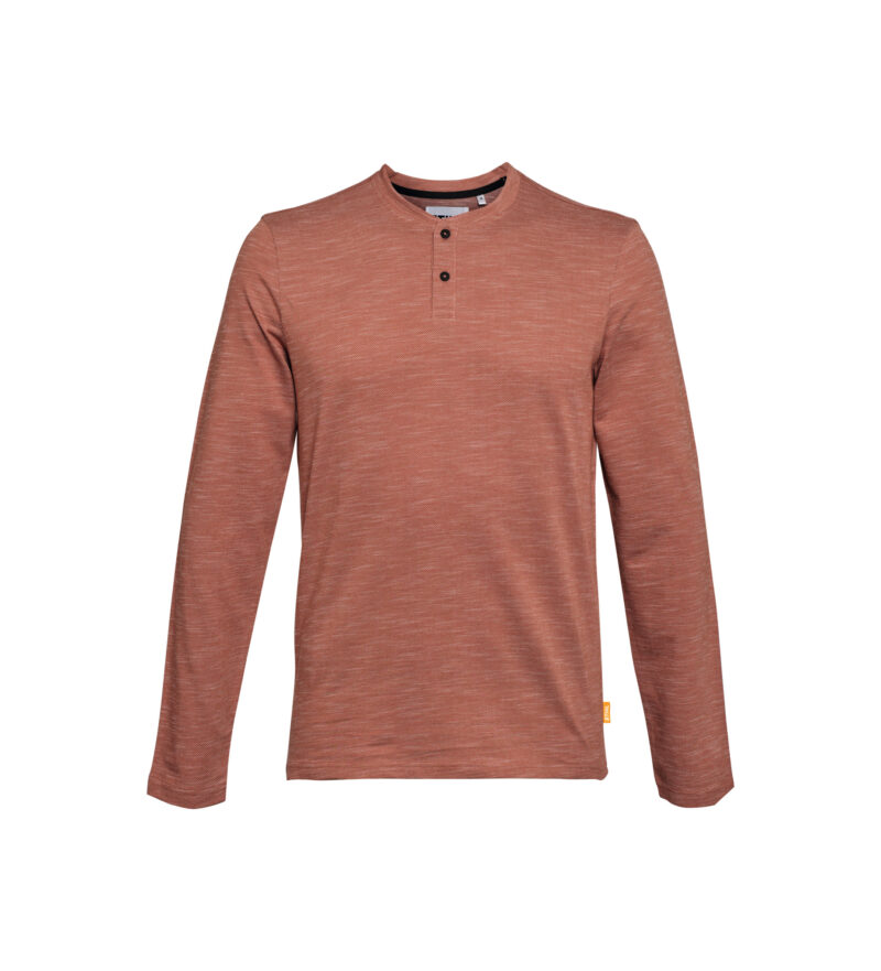 Stihl Langarmshirt HENLEY Orange Herren