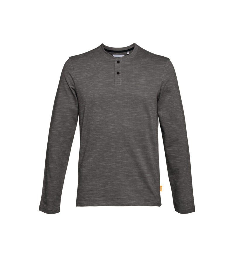 Stihl Langarmshirt HENLEY Grün Herren