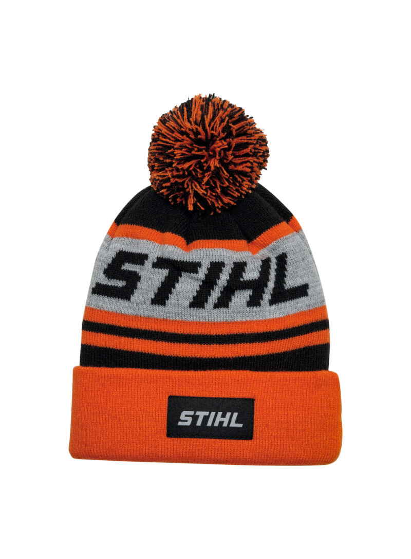Stihl Cap KIDS POMPON 24 Orange/Schwarz Kinder