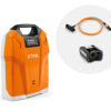 Rückentragbarer Akku AR 2000 L, Set mit Adapter AP und Anschlussleitung