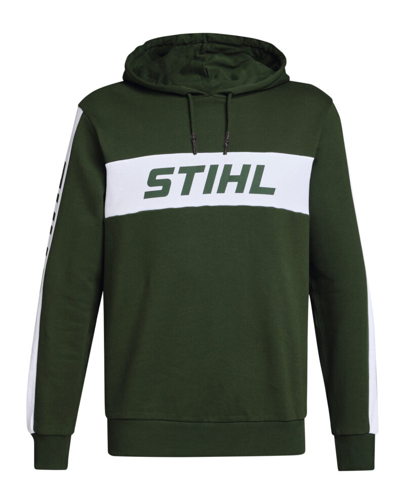 Stihl Hoodie COLORBLOCK SLEEVE Grün Herren