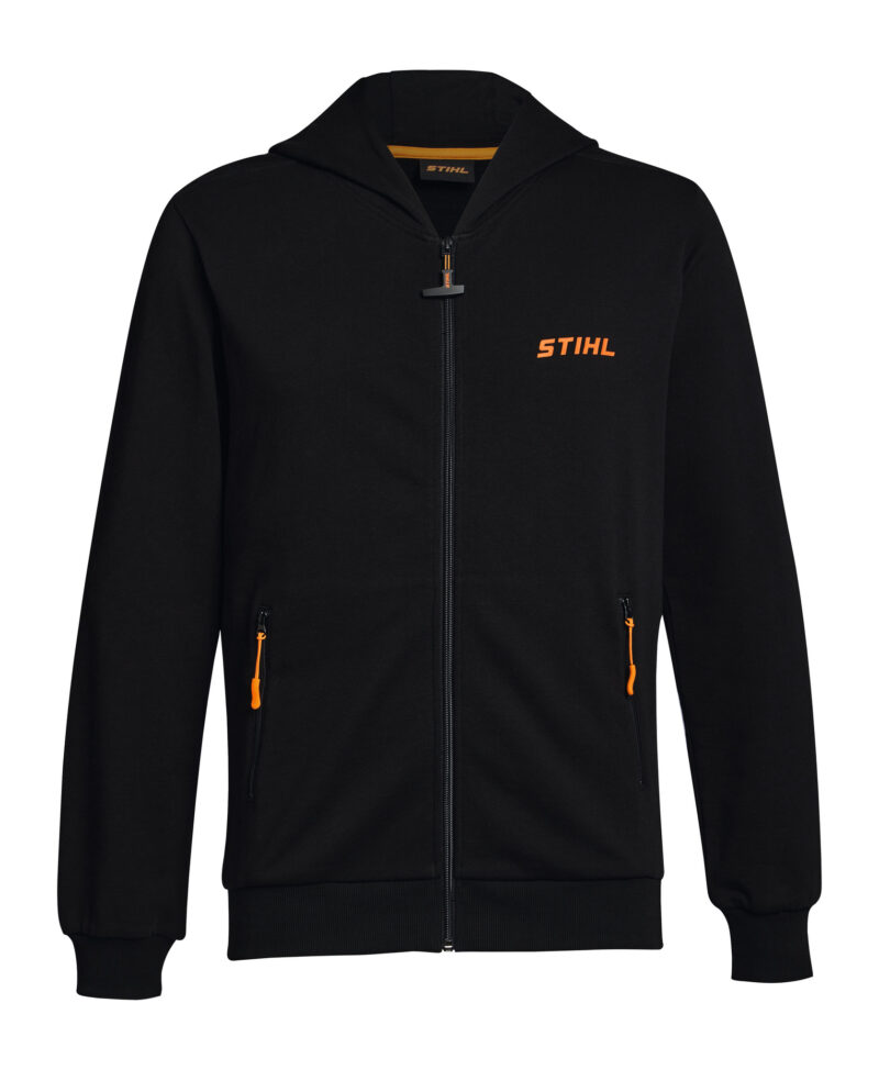 Stihl Hoodiejacke Schwarz Herren