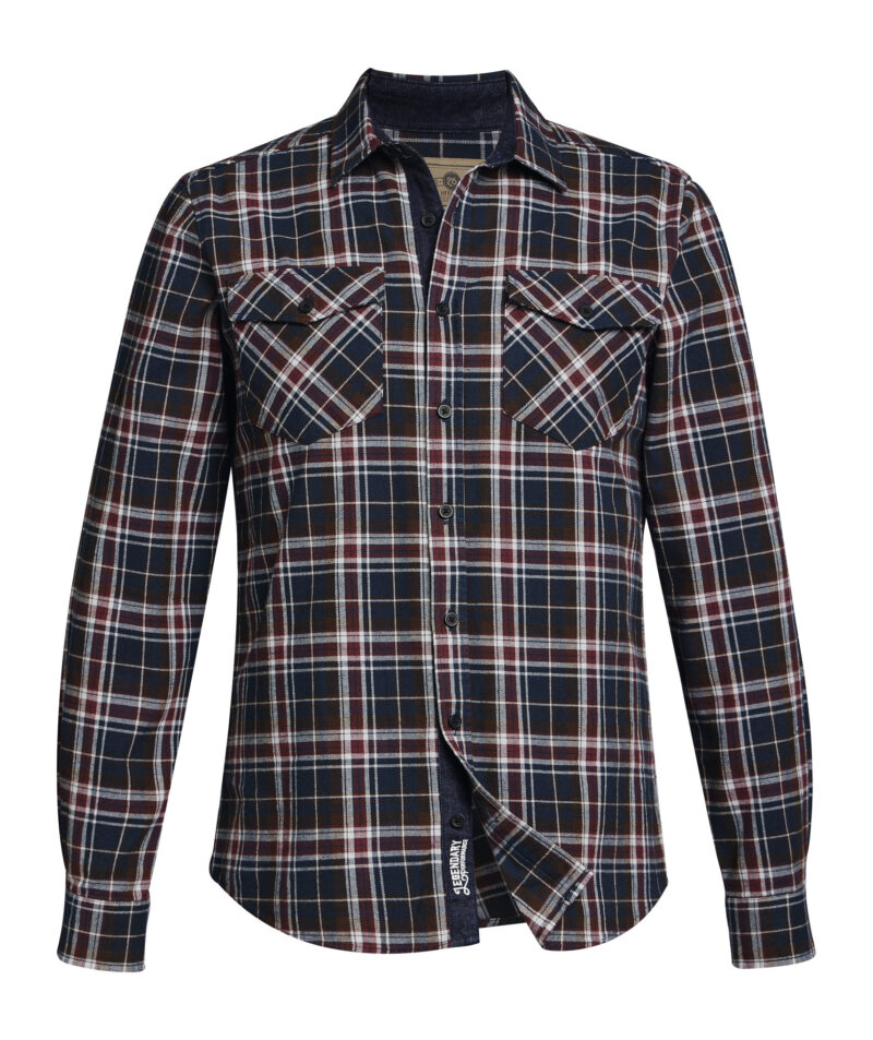 Stihl Hemd PLAID FLANNEL Blau / Rot Herren
