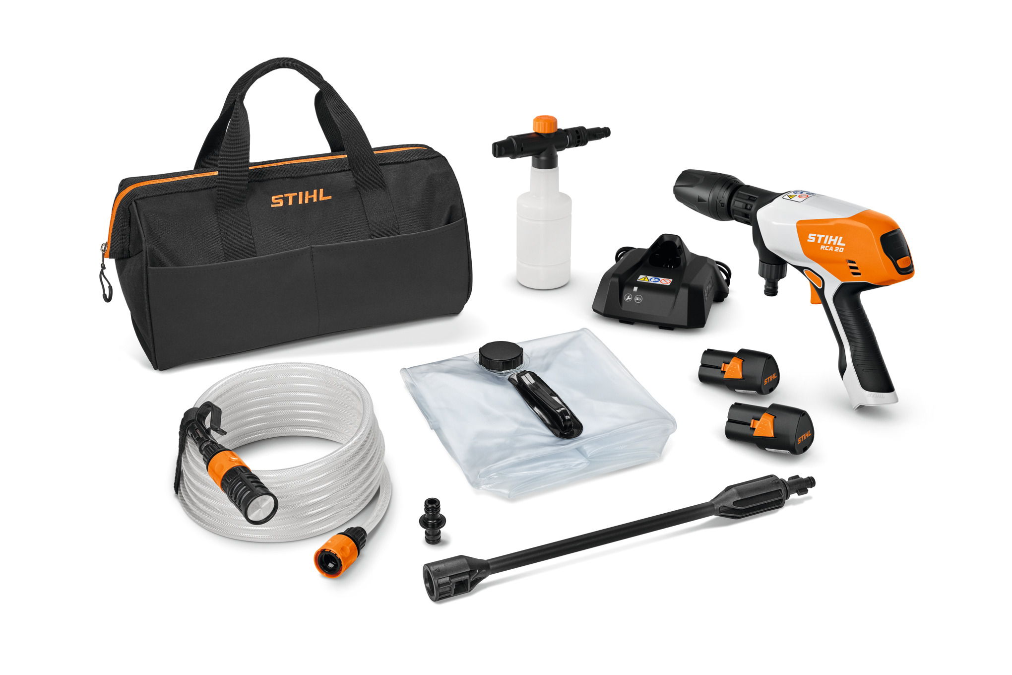 Stihl RCA 20 mit 2x Akku AS 2 und Ladegerät AL 1 Hochdruckreiniger