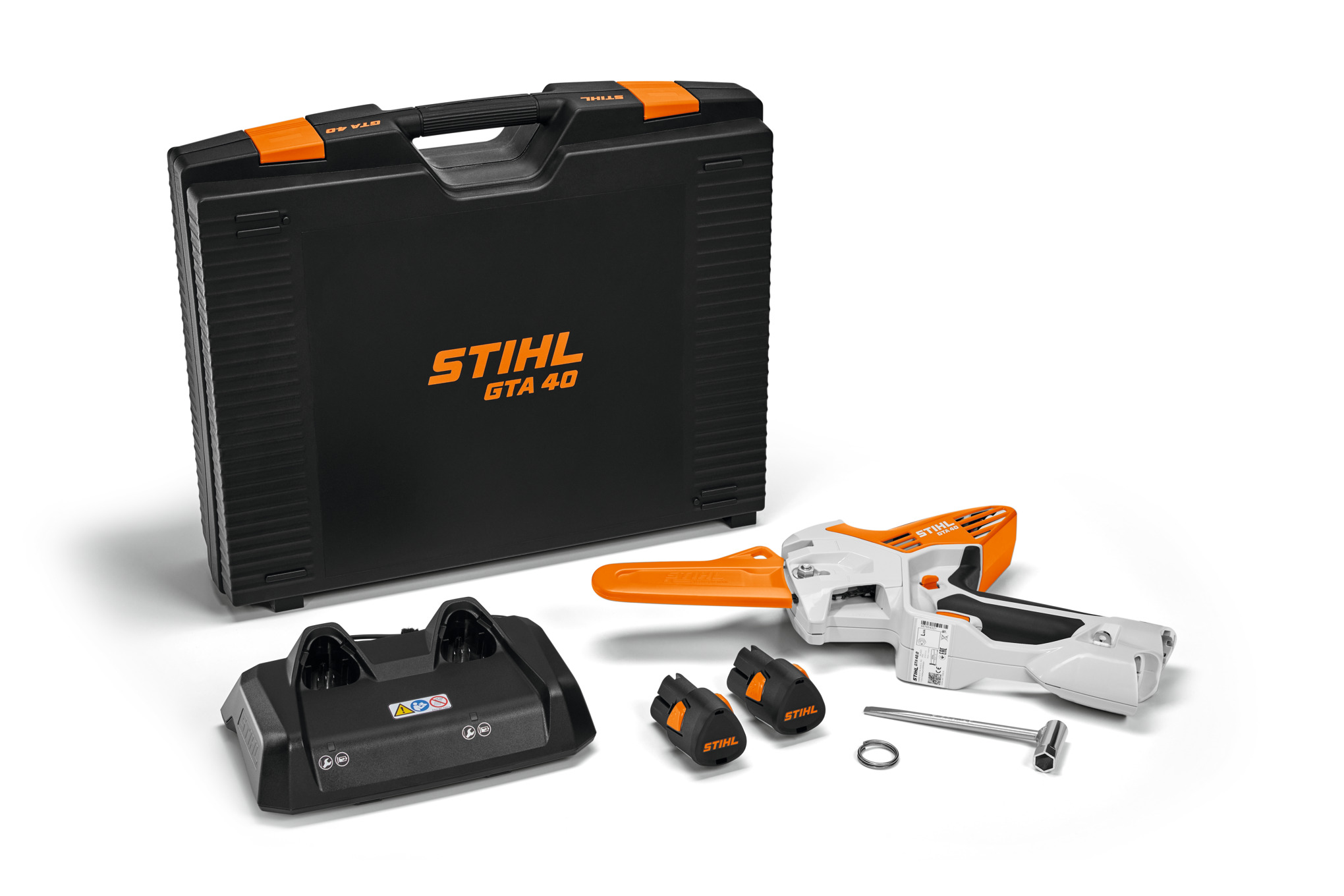Stihl GTA 40 mit 2 x Akku AS 2 und Ladegerät AL 5-2 Gehölzschneider