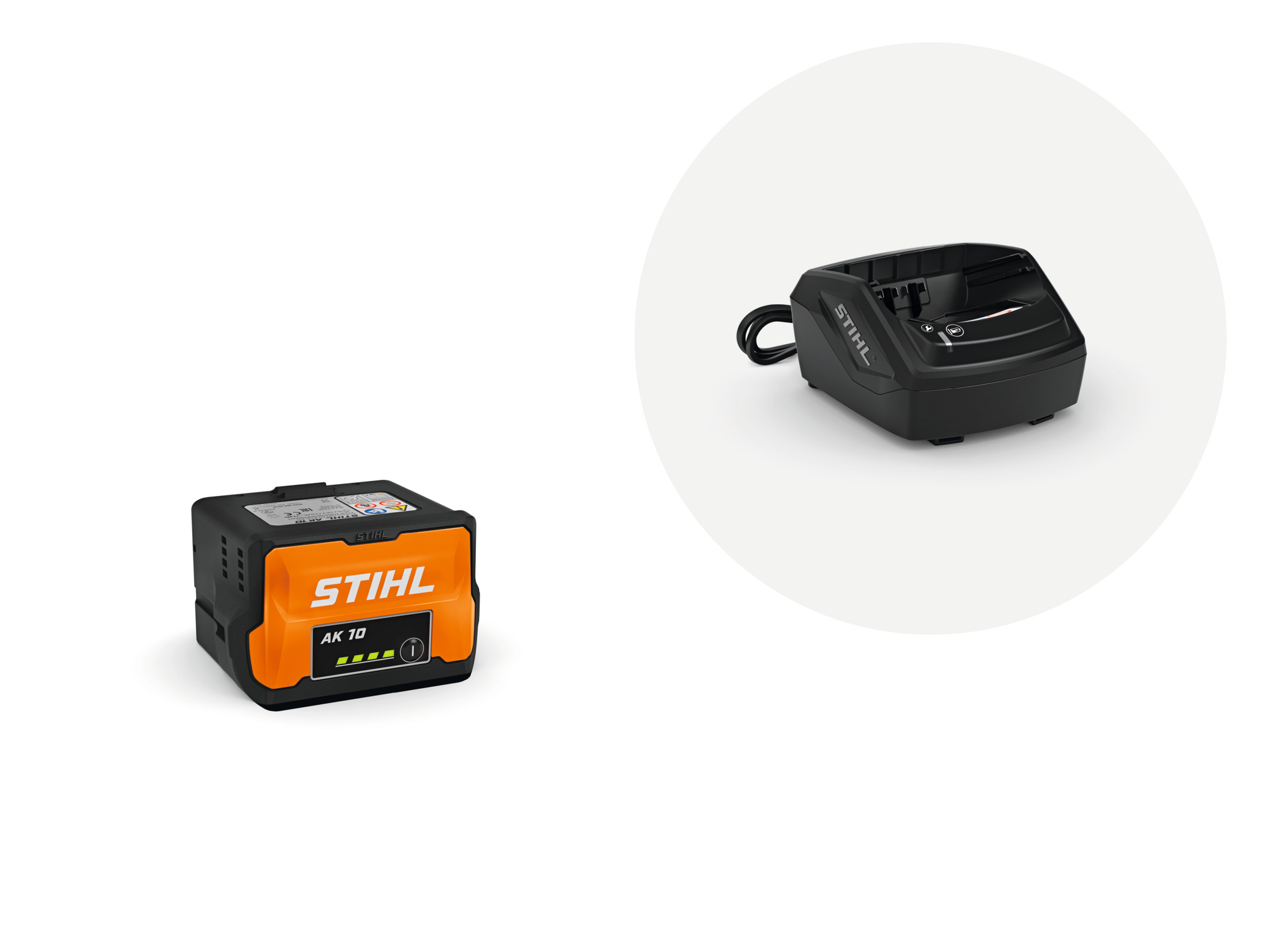 Stihl Starter Set mit Akku AK 10 und Ladegerät AL 101 AK System