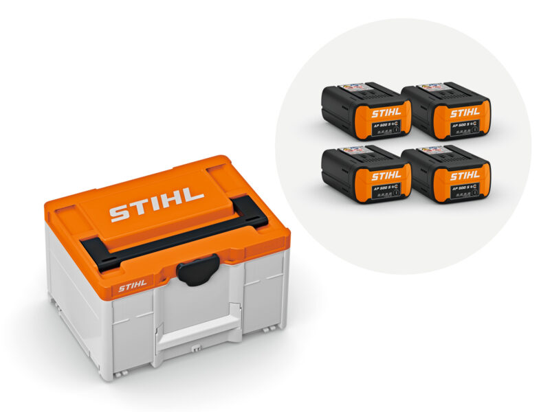 Stihl Power Box 4 mit 4x AP 500 S AP System