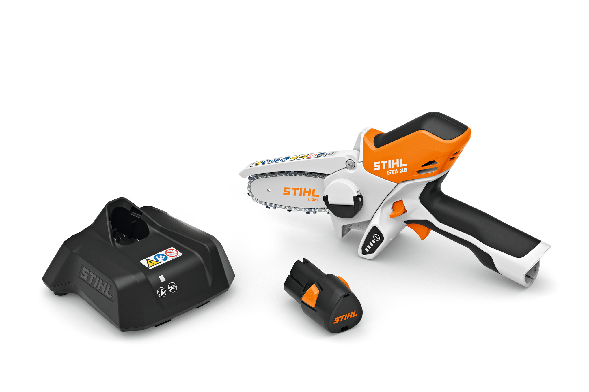 Stihl GTA 26 mit Akku AS 2 und Ladegerät AL 1 Gehölzschneider