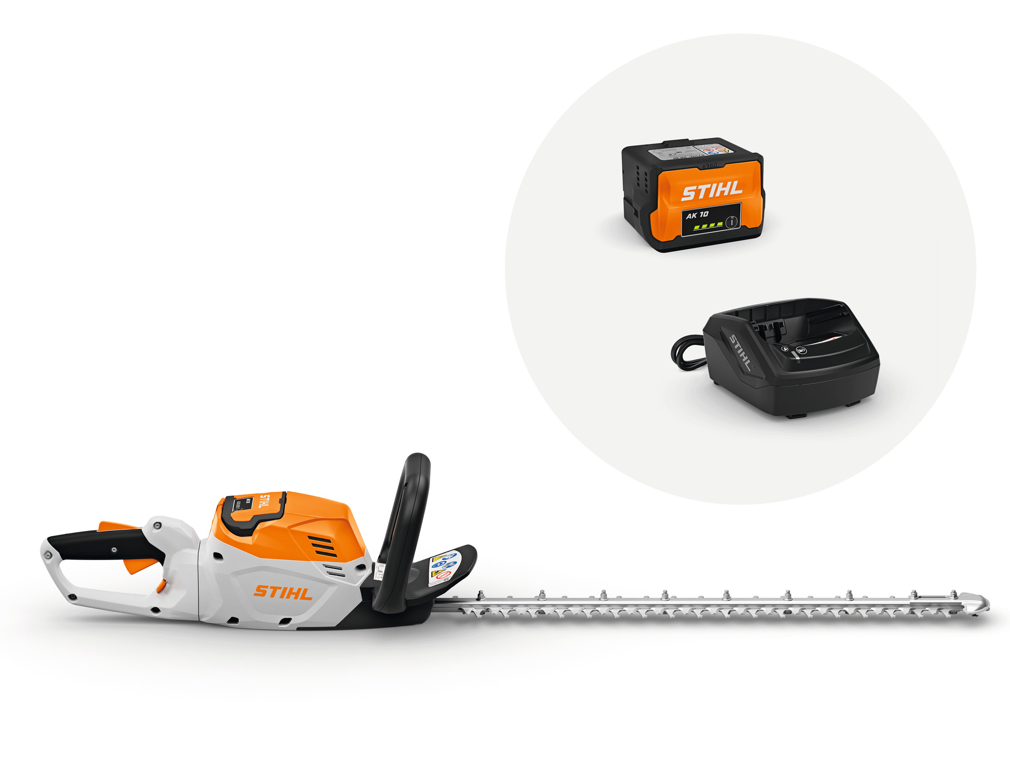 Stihl HSA 60 mit Akku AK 10 und Ladegerät AL 101 Heckenscheren