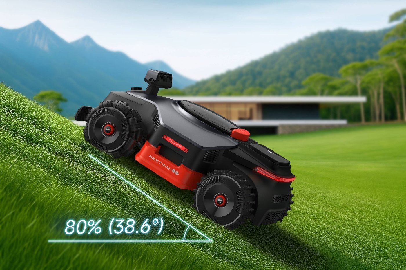 Nexlawn Mähroboter ohne Begrenzungskabel NAVIA 5500 AWD – Bild 2