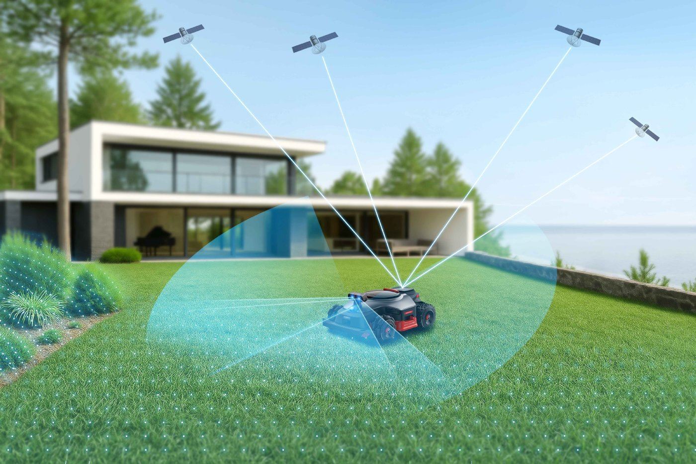 Nexlawn Mähroboter ohne Begrenzungskabel NAVIA 5500 AWD – Bild 6
